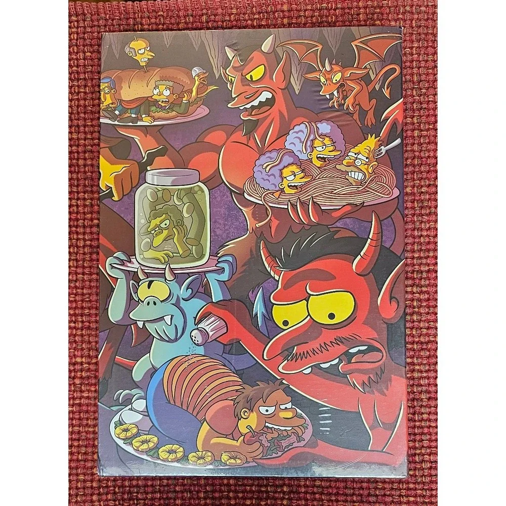 The Simpsons Treehouse of Horror Ominous Omnibus Vol 3 Glow Hardcover Comic Book